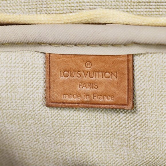 LOUIS VUITTON LV Logo Deauville Hand Bag Monogram Leather Brown - Picture 16 of 16